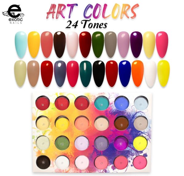 24 Art Colors Collection 1/4 oz