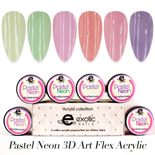 6 Tone Collection Neon Pastel Flex 1/4 oz
