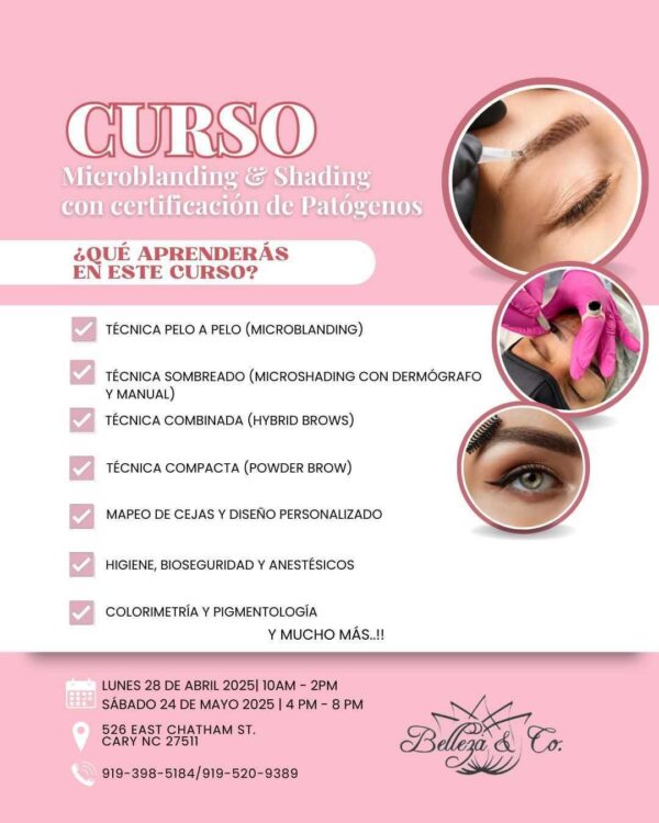 Microblading and shading course