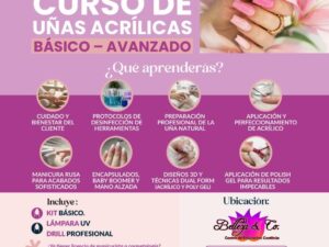 Curso de Uñas Acrílicas Básico Avanzado