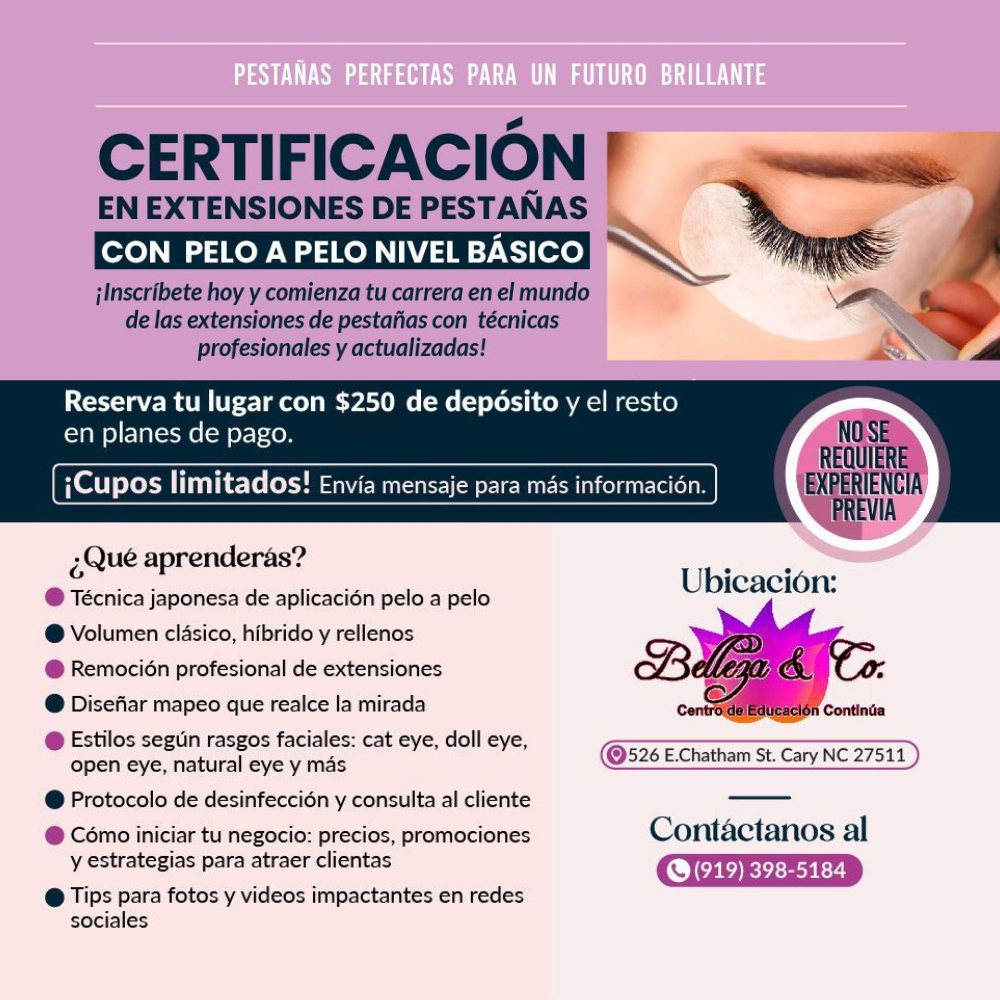 Extensiones de Pestañas